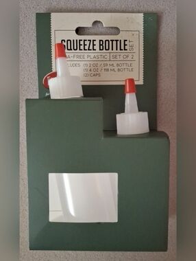 Tablecraft H110204 Cash & Carry Chef Squeeze Bottle Set